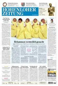 Hohenloher Zeitung Öhringen - 24. Januar 2018