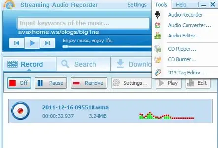 Streaming Audio Recorder 2.5.2