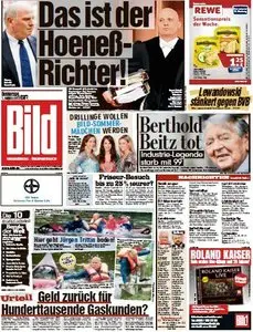 Bild Zeitung vom 01 August 2013