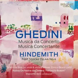 Simonide Braconi - Ghedini: Musica da Concerto, Musica Concertante, Hindemith: Fünf Stücke, Op. 44 No.4 (2022)