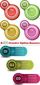 Vectors - Creative Option Banners