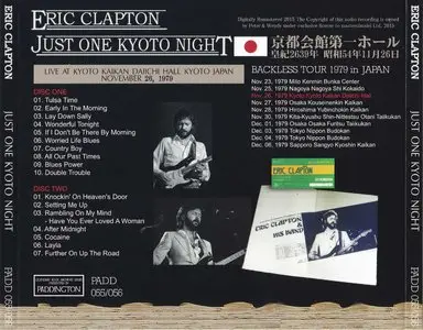Eric Clapton - Just One Kyoto Night (2CD) (2015) {Paddington} **[RE-UP]**