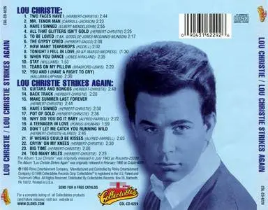 Lou Christie - Lou Christie & Lou Christie Strikes Again (1998)