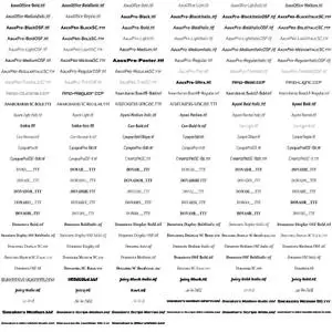 PosiType Fonts Collection