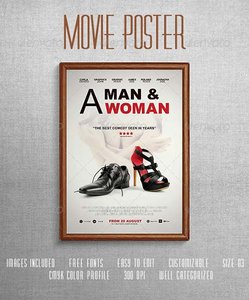 GraphicRiver Comedy Movie Poster Template