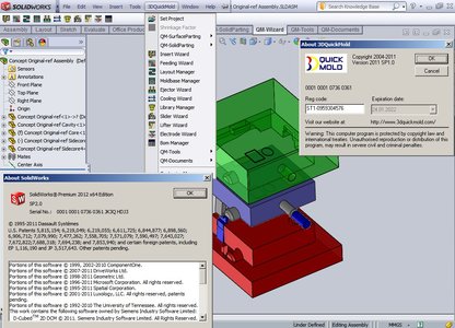 3DQuickMold 2011 SP1 for SolidWorks 2009-2012 32bit & 64bit