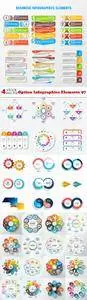 Vectors - Option Infographics Elements 97