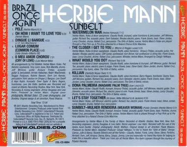 Herbie Mann - Brazil: Once Again / Sunbelt (2001)