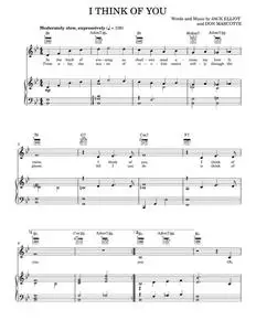 I Think Of You - Cole Porter, Frank Sinatra (Piano-Vocal-Guitar)
