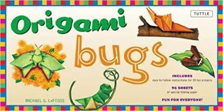 Origami Bugs Kit: Kit with 2 Origami Books, 20 Fun Projects and 98 Origami Papers: This Origami for Beginners Kit is Gre
