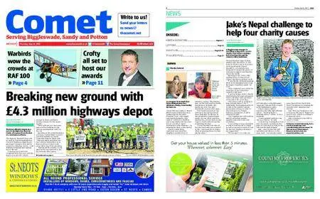 The Comet Serving Biggleswade, Sandy and Potton – May 10, 2018
