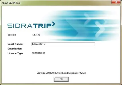 SIDRA TRIP 1.1.1.32