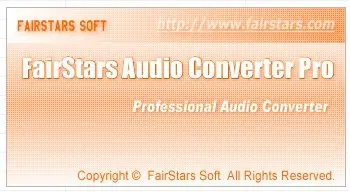 FairStars Audio Converter Pro 1.23