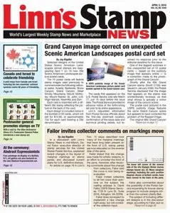 Linn's Stamp News. April 5, 2010