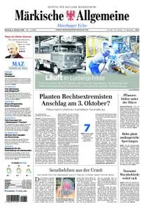 Märkische Allgemeine Jüterboger Echo - 02. Oktober 2018