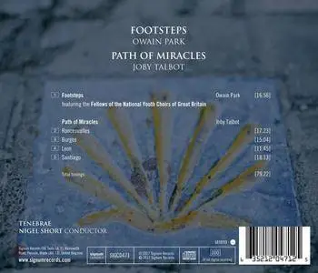 Nigel Short, Tenebrae - Joby Talbot: Path of Miracles; Owain Park: Footsteps (2017)