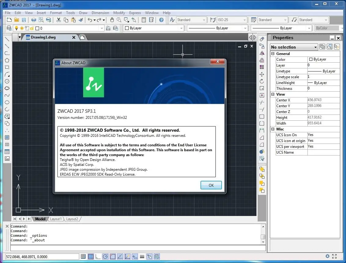 ZwSoft ZWCAD 2017 SP3.1