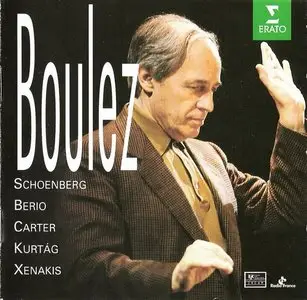 Boulez Conducts: Schoenberg, Berio, Carter, Kurtag, Xenakis [5CD Box Set] (1995)