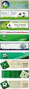 Vectors - Different Football Banners