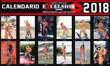 Sexy Disco Excelsior Official Calendar 2018