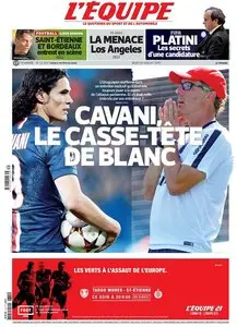 L'Equipe du Jeudi 30 Juillet 2015