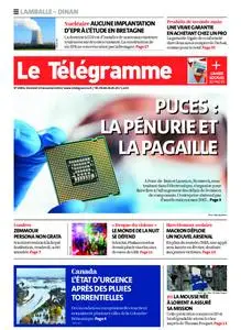 Le Télégramme Dinan - Dinard - Saint-Malo – 19 novembre 2021