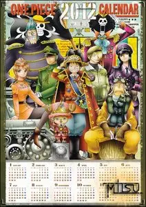 One Piece - Wall Calendar 2012