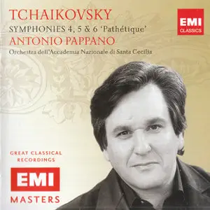 Tchaikovsky: Symphonies Nos 4, 5 & 6; Orchestra dell'Accademia Nazionale di Santa Cecilia; Antonio Pappano