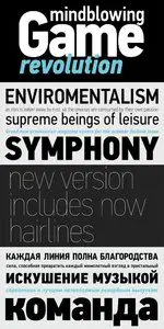 PF Din Text Condensed Pro Font Family