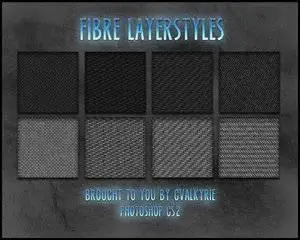 Fiber Layer Styles for PhotoShop