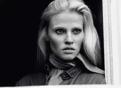 Lara Stone by Alasdair McLellan for Vogue Paris April 2015