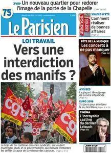 Le Parisien du Mardi 21 Juin 2016