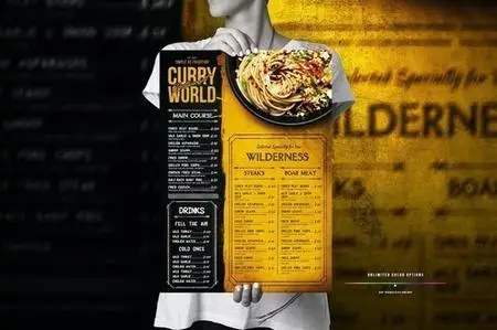 Food Menu Big Poster Design 3