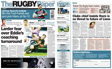 The Rugby Paper – October 28, 2018