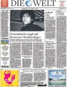 Die Welt vom 20 April 2013