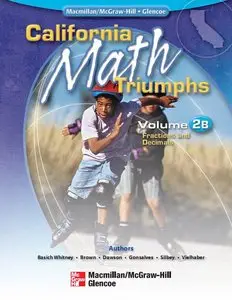 California Math Triumphs: Fractions and Decimals, Volume 2B