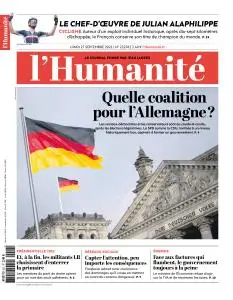 L’Humanite - 27 Septembre 2021