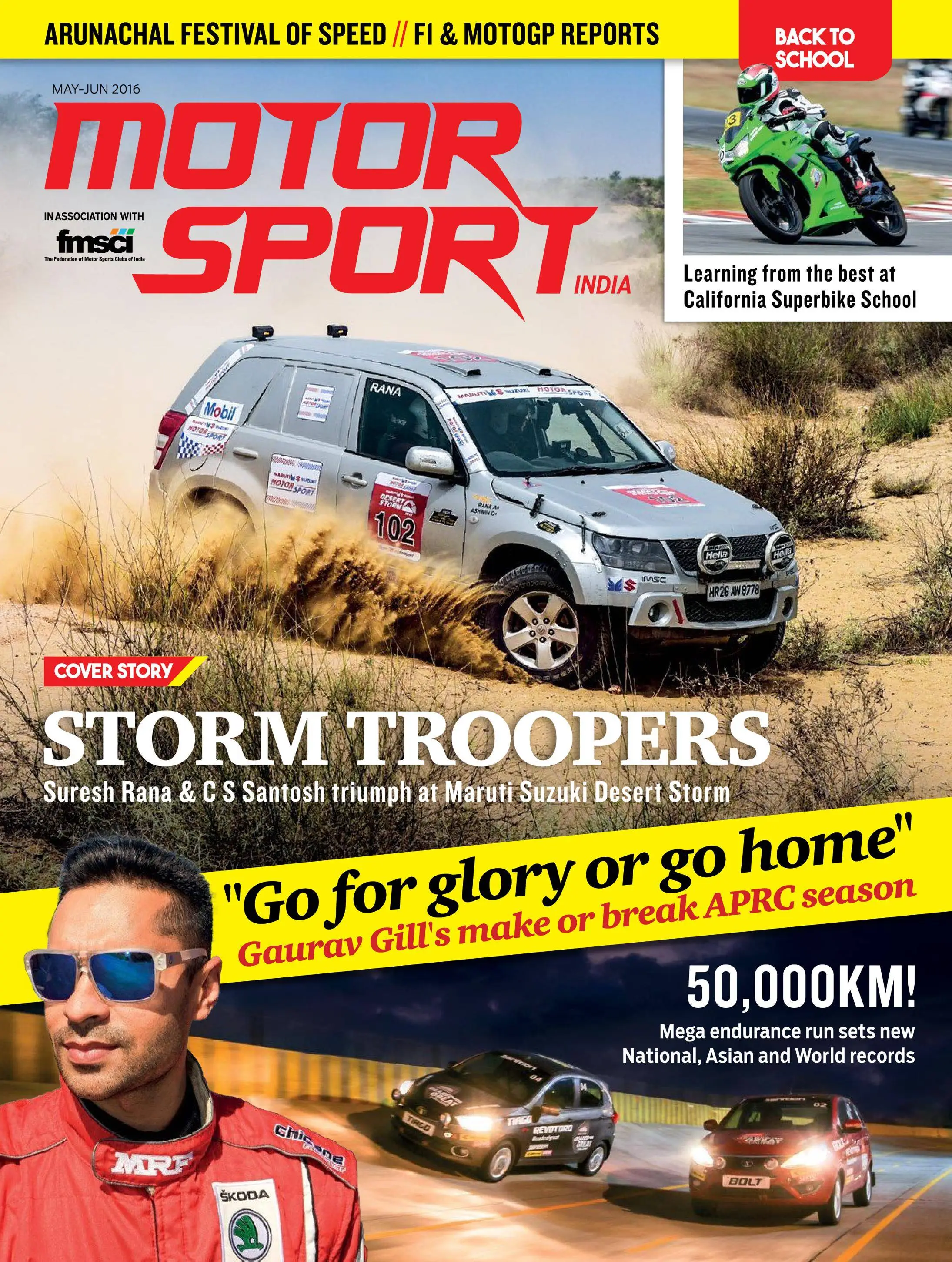 Motor Sport India - May 2016