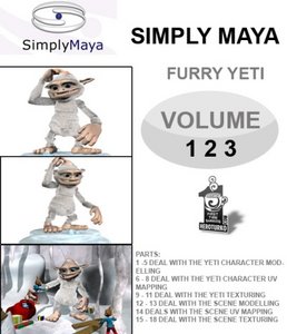 Simply Maya Furry Yeti vol.1,2,3
