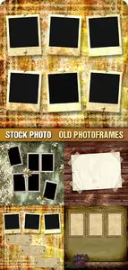 Stock Photo - Old Photoframes