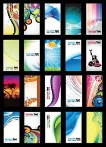 Banner Cards Vector No.2
