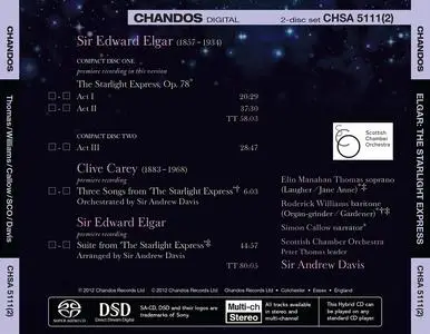 Sir Andrew Davis, Scottish Chamber Orchestra - Edward Elgar: The Starlight Express (2012)