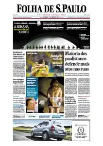  Jornal Folha de São Paulo - 23 de junho de 2013 - Domingo