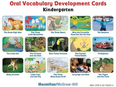 Oral Vocabulary Development Cards: Kindergarden