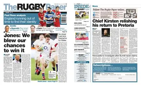 The Rugby Paper – July 03, 2022