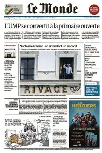 Le Monde du Vendredi 3 Avril 2015