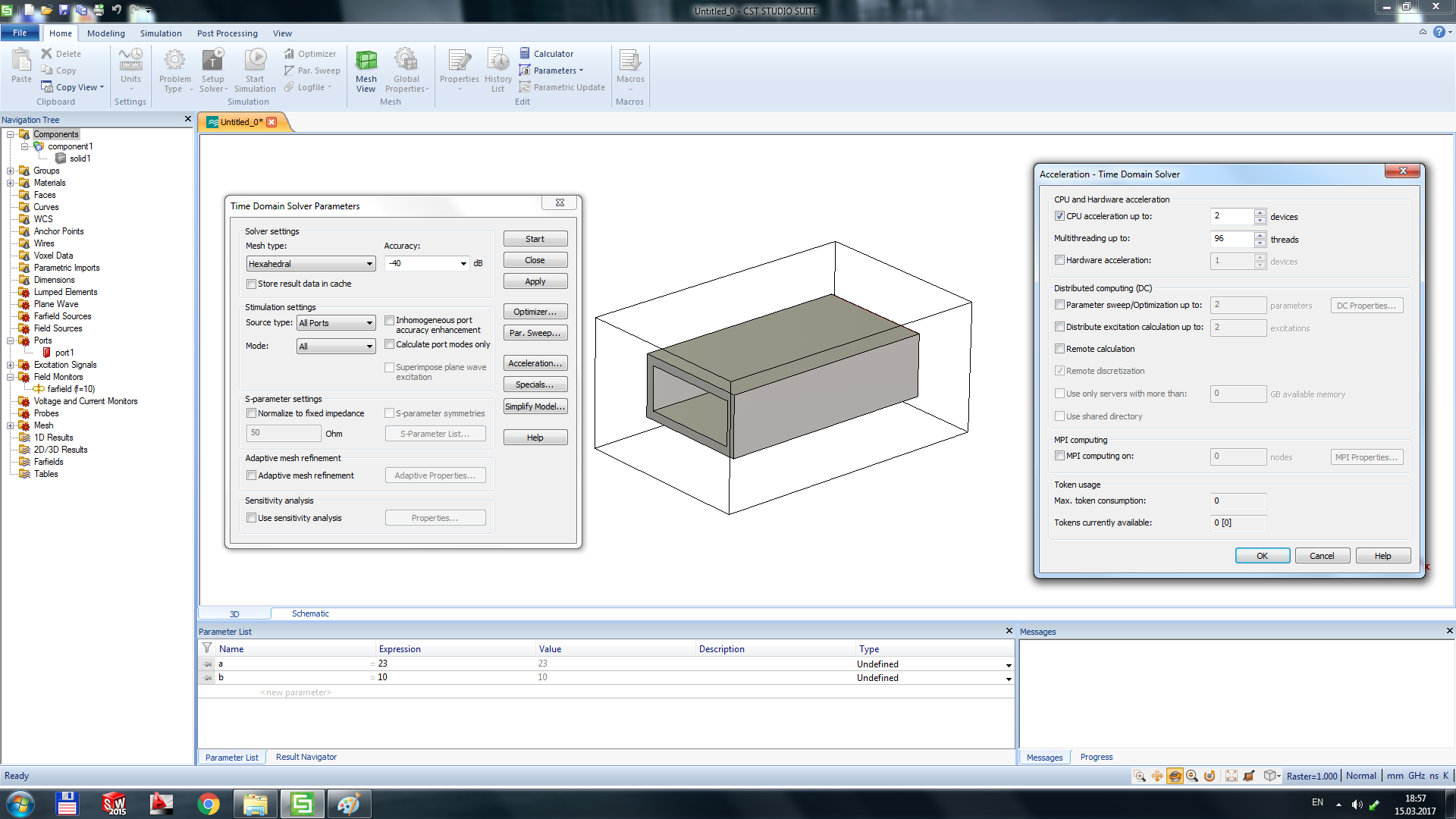 cst studio suite package