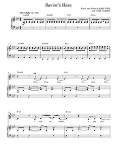 Savior's Here - Kari Jobe, Lincoln Brewster, Lincoln Brewster featuring Kari Jobe (Piano-Vocal-Guitar)