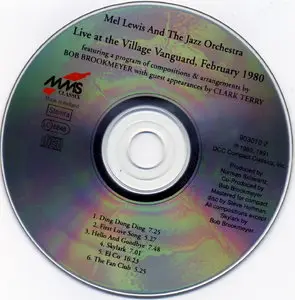 Mel Lewis and The Jazz Orchestra/Bob Brookmeyer - Live At The Village Vanguard (1980) [Remastered 1991]