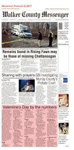 Walker County Messenger - February 8, 2017